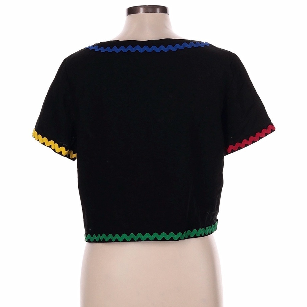ERSA FIBERS Primary Color Rick Rack Trim Black Top Size Large GUC - Picture 3 of 4